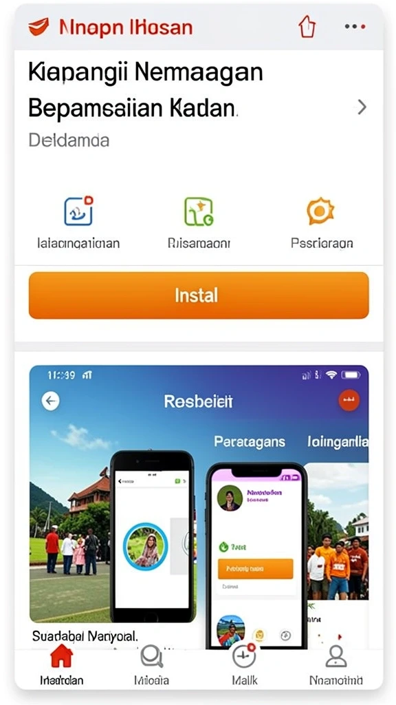Tampilan antarmuka yang menarik dan modern.