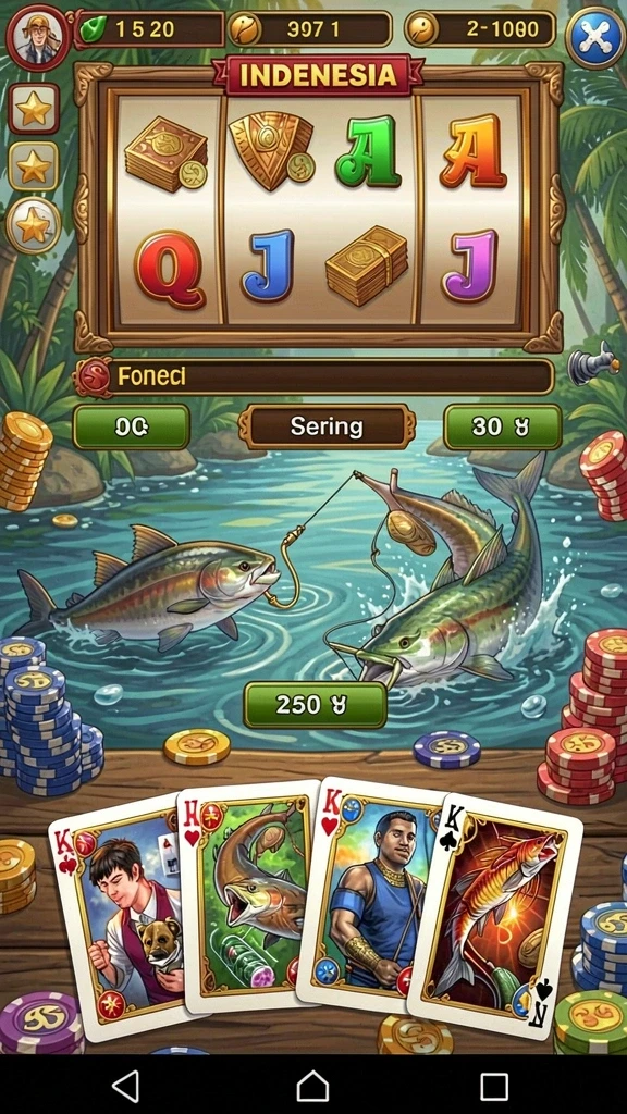 Screenshot lainnya menunjukkan fitur multiplayer dengan pemain lain.