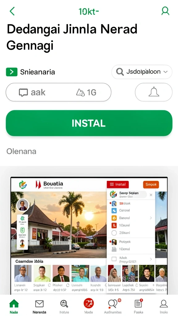 Tampilan antarmuka yang intuitif dan menarik.