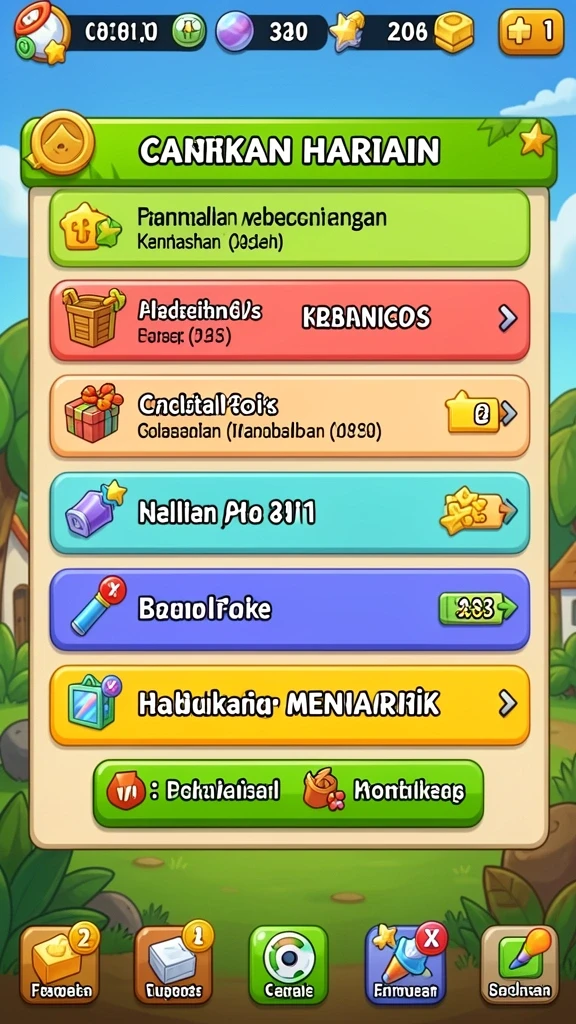 Beragam pilihan permainan yang seru.