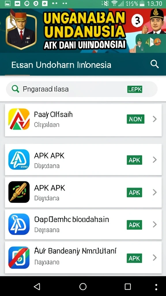 Karakter-karakter unik yang bisa dipilih oleh pemain.