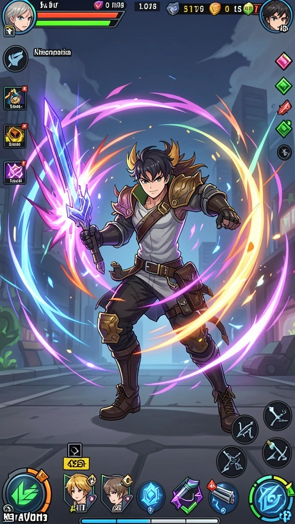 Screenshot dari karakter baru dalam game.