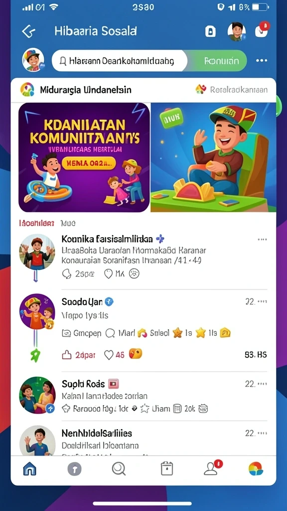Tampilan antarmuka yang user-friendly.