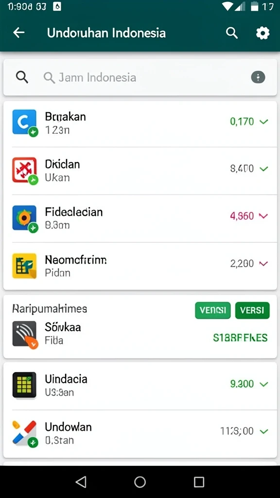 Tampilan antarmuka yang user-friendly dan intuitif.