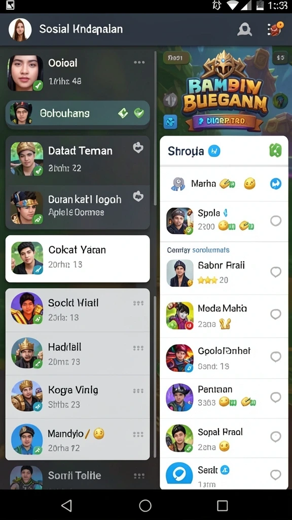 Pemain dapat berkompetisi dengan teman-teman di seluruh dunia.