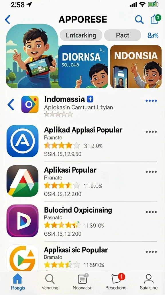 Berbagai permainan seru untuk dimainkan.