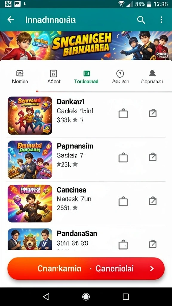 Tampilan antarmuka pengguna yang menarik dan intuitif.
