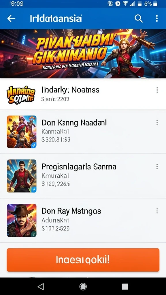 Karakter unik untuk meningkatkan pengalaman bermain.