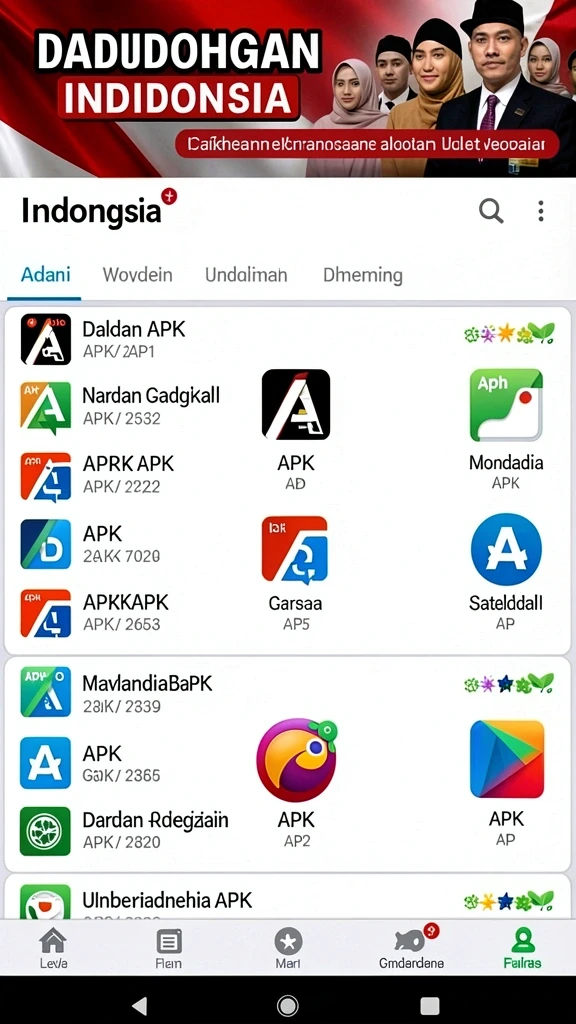 Karakter unik yang bisa kamu pilih dalam game.