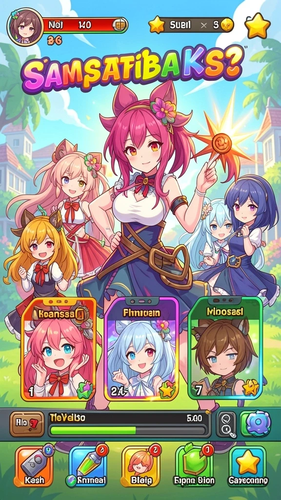 Tangkapan layar dari interaksi multiplayer yang seru.