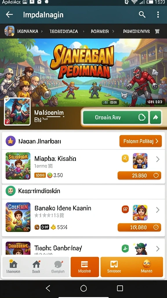 Mode permainan multiplayer yang seru dan kompetitif.
