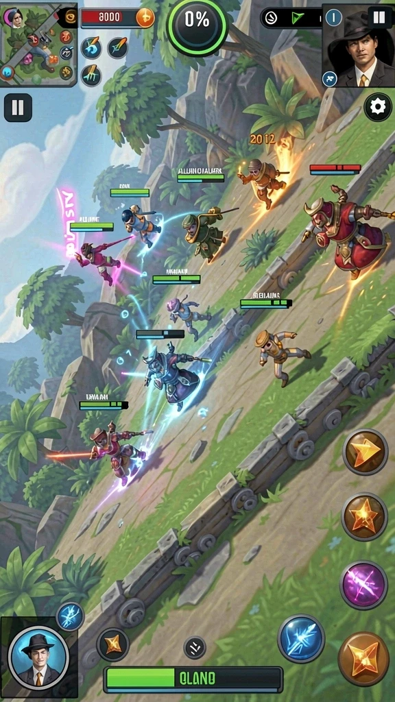 Mode multiplayer yang memungkinkan bermain dengan teman.
