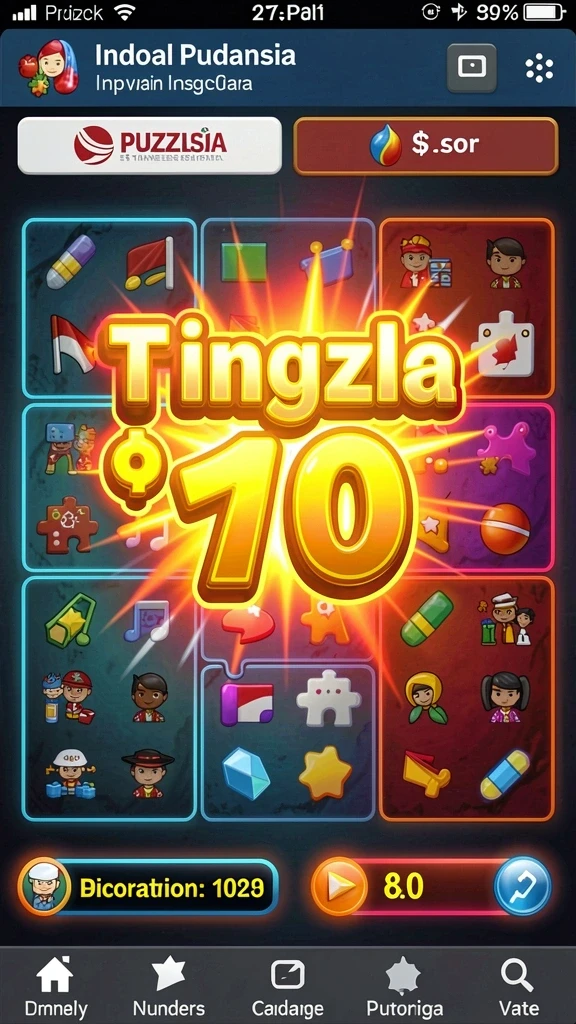 Tampilan layar utama MANDALA77 yang menakjubkan.