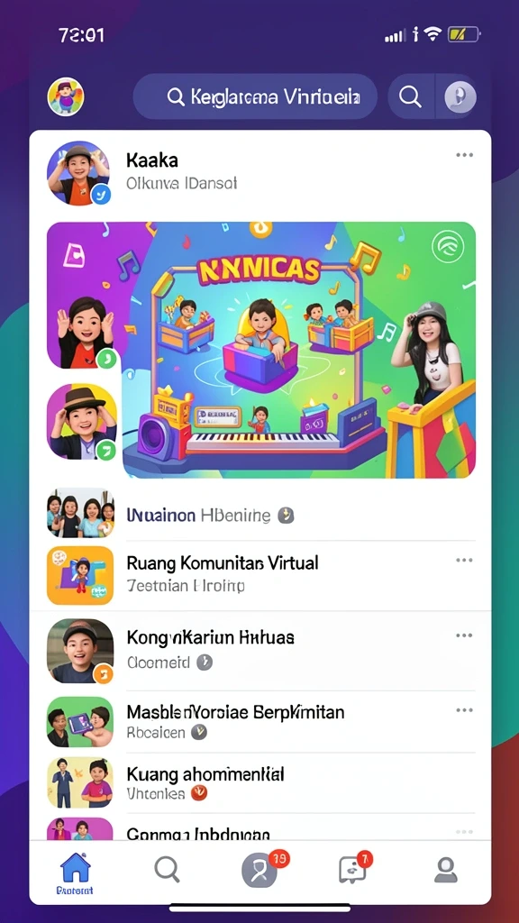 Tampilan antarmuka yang sederhana dan intuitif.