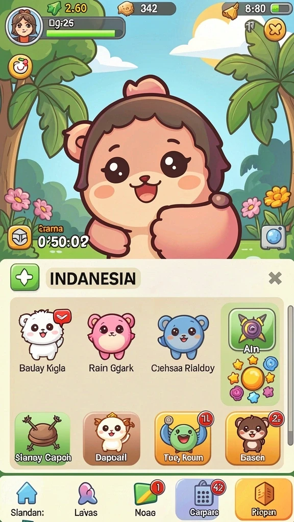 Mode permainan yang bervariasi dan penuh tantangan.
