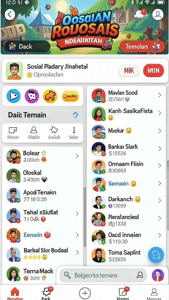 Tampilan awal PC777 yang menawan dan user-friendly.