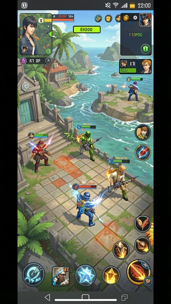Tangkapan layar saat pemain bersaing di mode multiplayer.