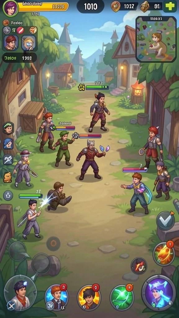 Momen gameplay yang seru dengan aksi cepat.