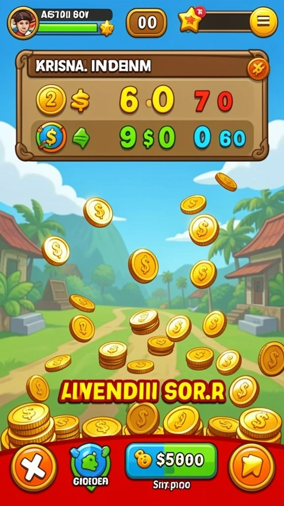 Tampilan utama yang menarik dan mudah dinavigasi.