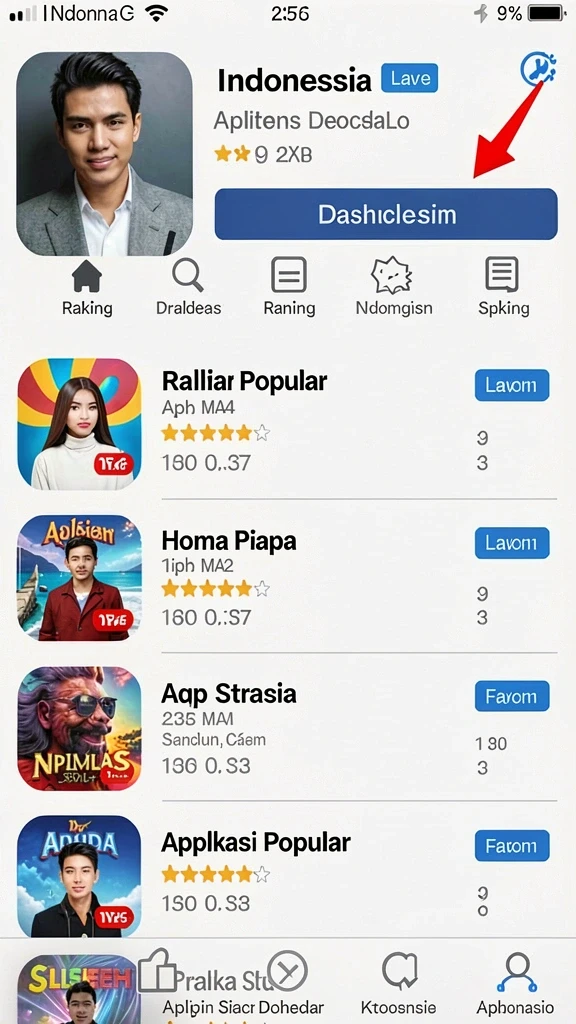 Tampilan antarmuka yang ramah pengguna.