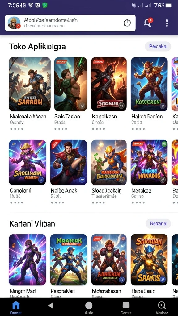 Tampilan antarmuka yang user-friendly dan menarik.