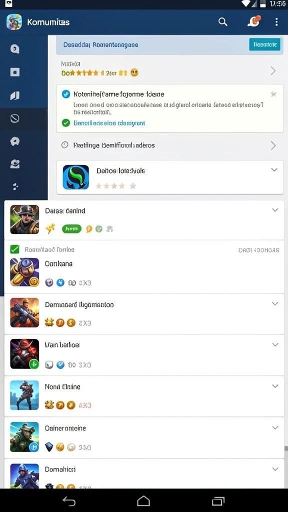 Screen gameplay yang seru dengan efek visual menawan.