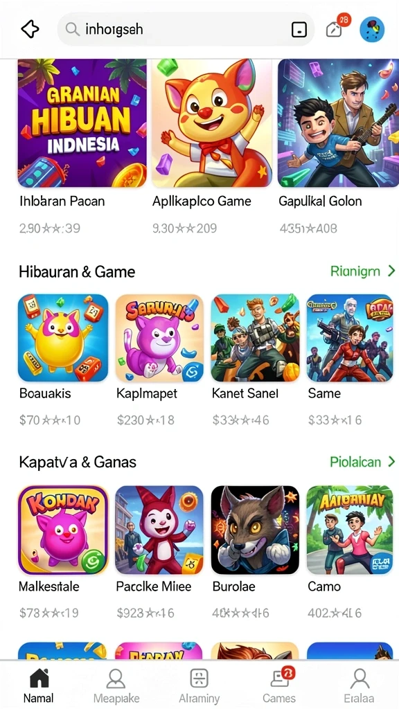 Tampilan antarmuka yang menarik dan mudah digunakan.