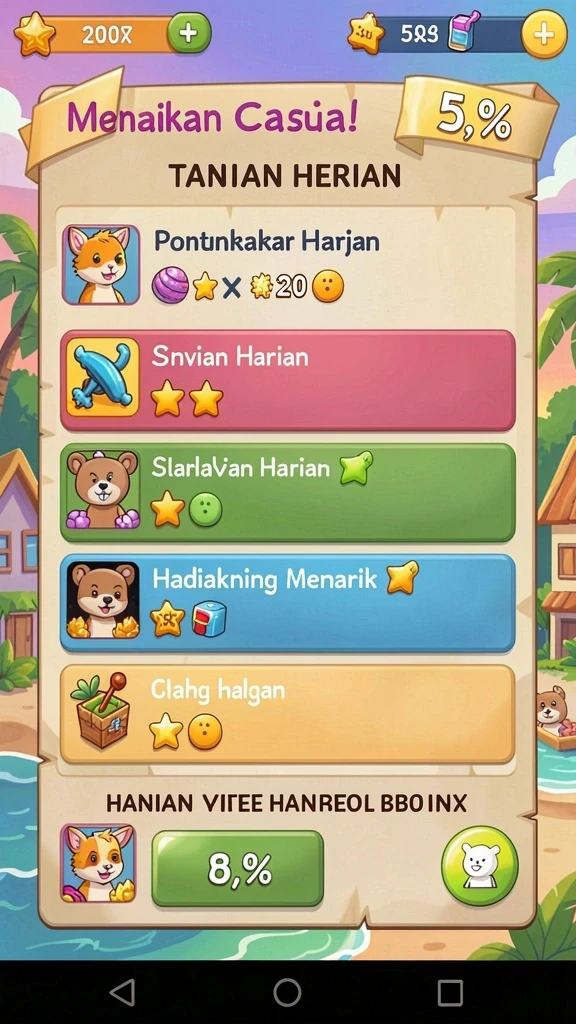 Fitur bonus yang bermanfaat untuk meningkatkan peluang menang.