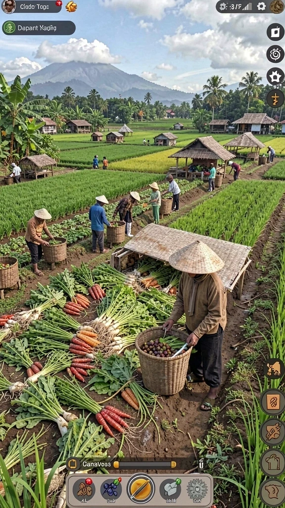 Gambaran antarmuka pengguna yang intuitif dan menarik.