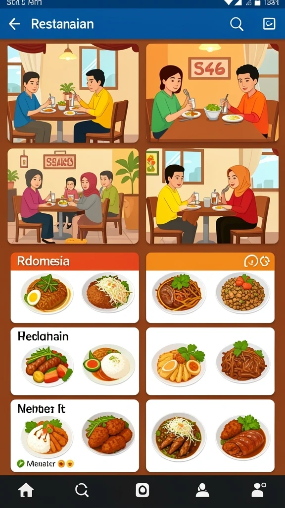 Tampilan grafis yang menakjubkan dan penuh warna.