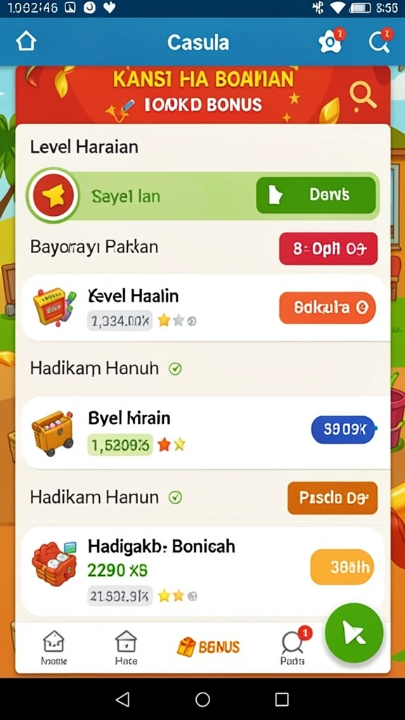 Tampilan antarmuka yang menarik dan mudah digunakan.