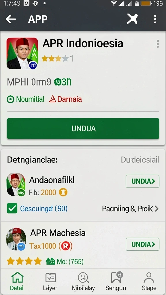 Tampilan utama aplikasi WIN4D yang menarik.