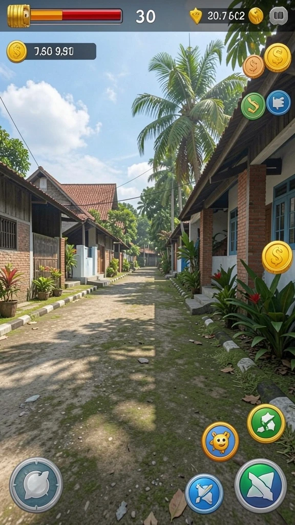 Fitur chat yang memungkinkan interaksi antar pemain.